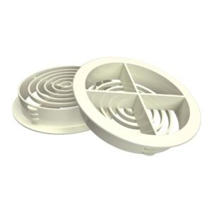 White Circular Soffit Vent (70mm)