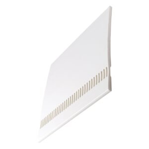 Brilliant White 9mm x 100mm Vented Soffit Board (5m)