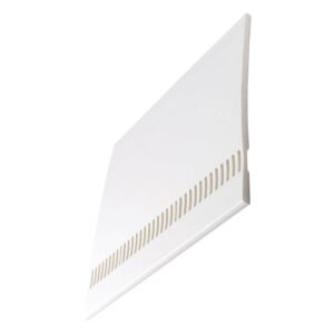 Brilliant White 9mm x 400mm Vented Soffit Board (5m)