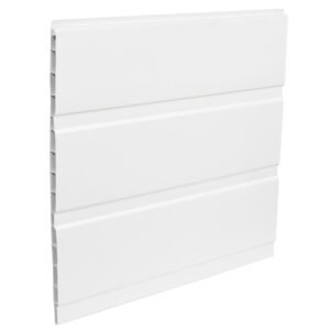 White 9mm x 300mm Hollow Soffit Board Push Fit (5m)