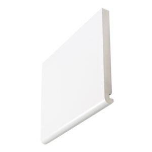 Brilliant White Bullnose 22mm x 250mm Fascia Board (5m)