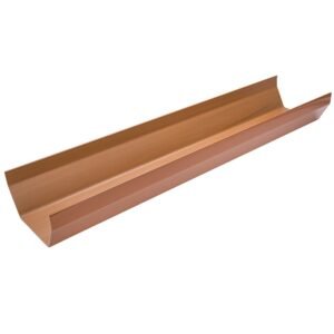 Caramel 117mm Square Gutter (4m)