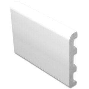 White 70mm Roundnose Skirting Board (2.5m)