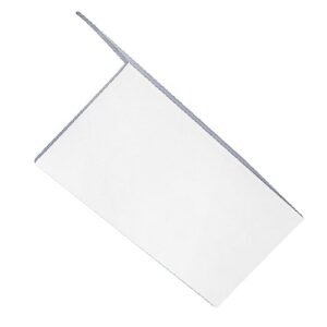 60mm x 60mm Brilliant White Rigid Angle Trim (5m)