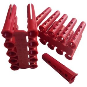 Red 6mm Rawlplugs (6mm | 100 per box)